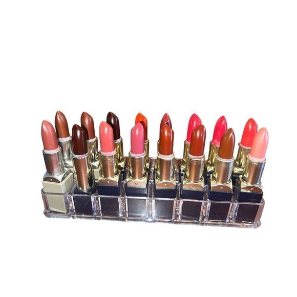 16 Avon Vintage Discontinued Full Size Lipsticks & acrylic lipstick holder - Picture 2 of 10